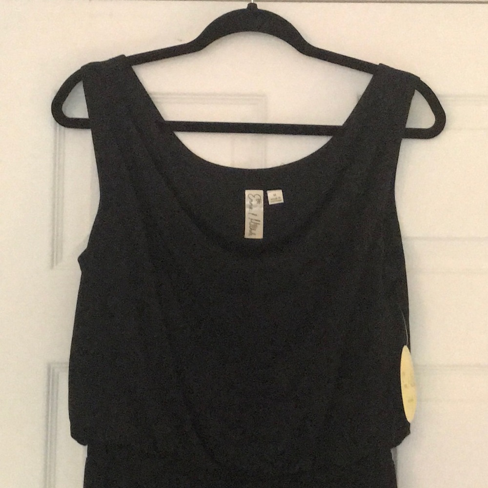 Emma & Michele Medium black jersey jump suit